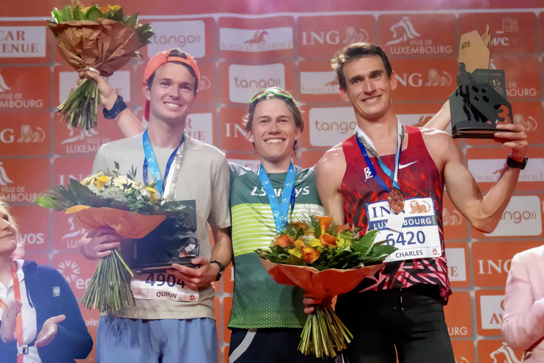 Ing Night Marathon podium