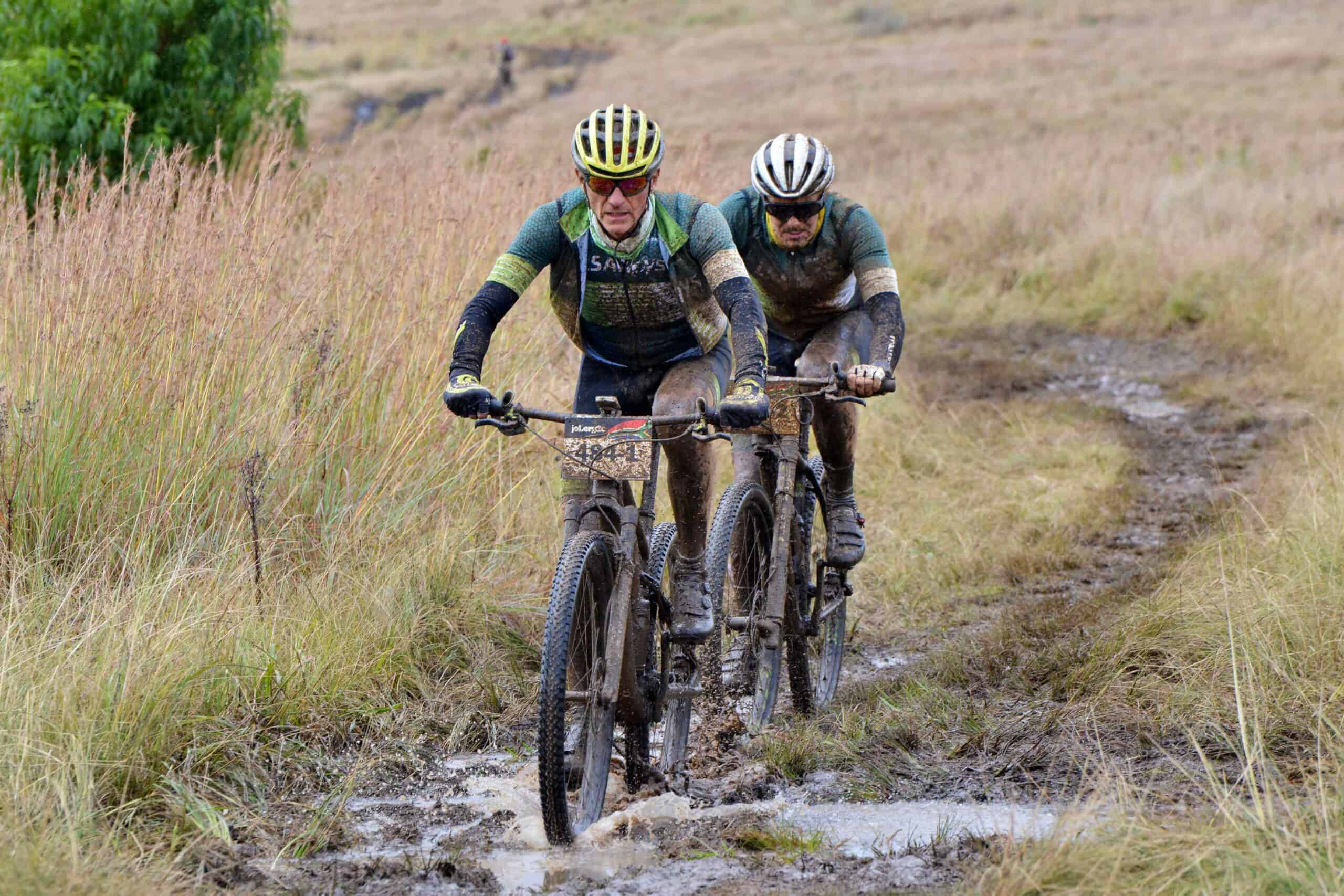 Luc Mignon and Olivier Perl at Joberg2C race
